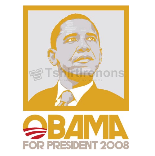 Obama T-shirts Iron On Transfers N6244 - Click Image to Close